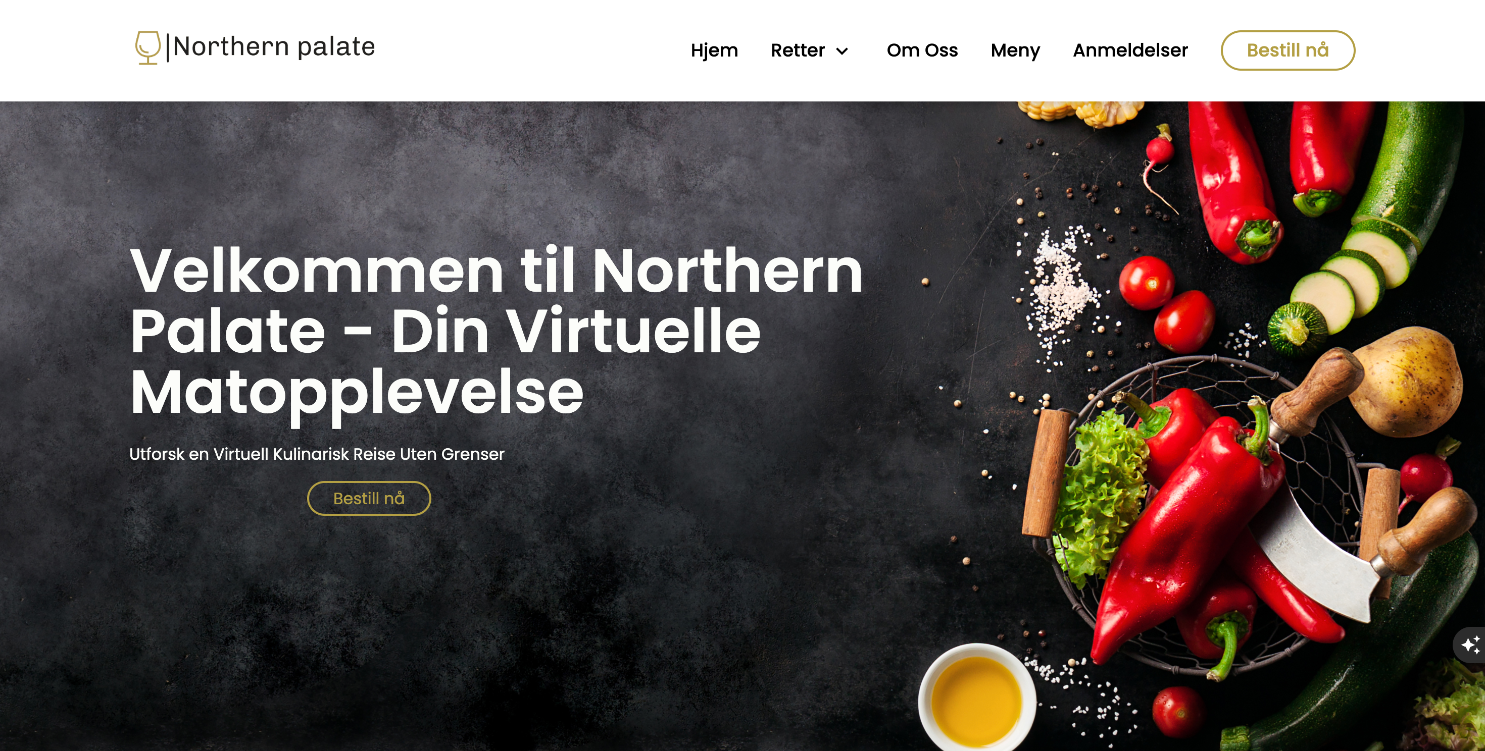 Northern Palate website homepage